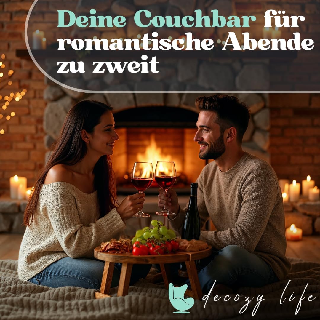 Klappbarer Weintisch