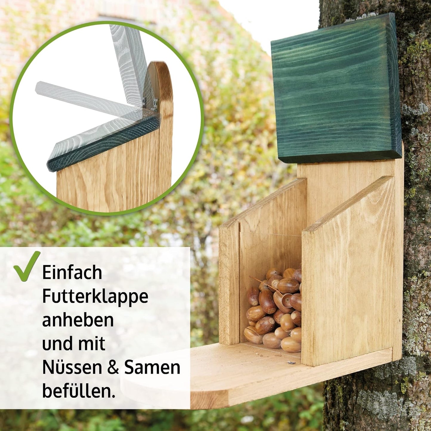 Futterhaus Eichhörnchen