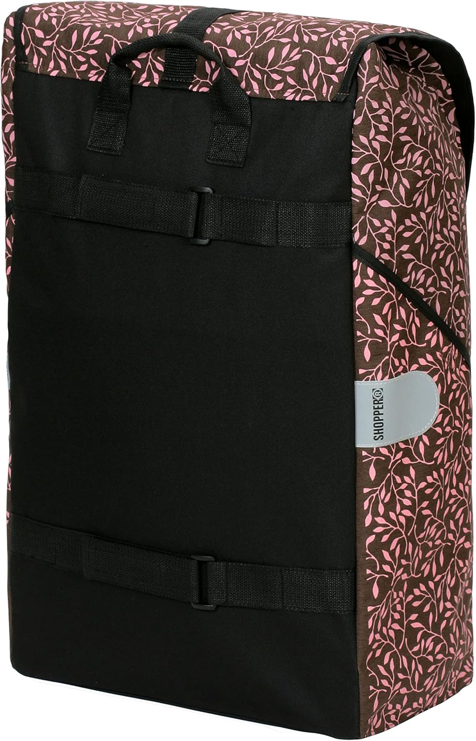 Einkaufstrolley mit Sitz, klappbar, 46L Volumen, Rose