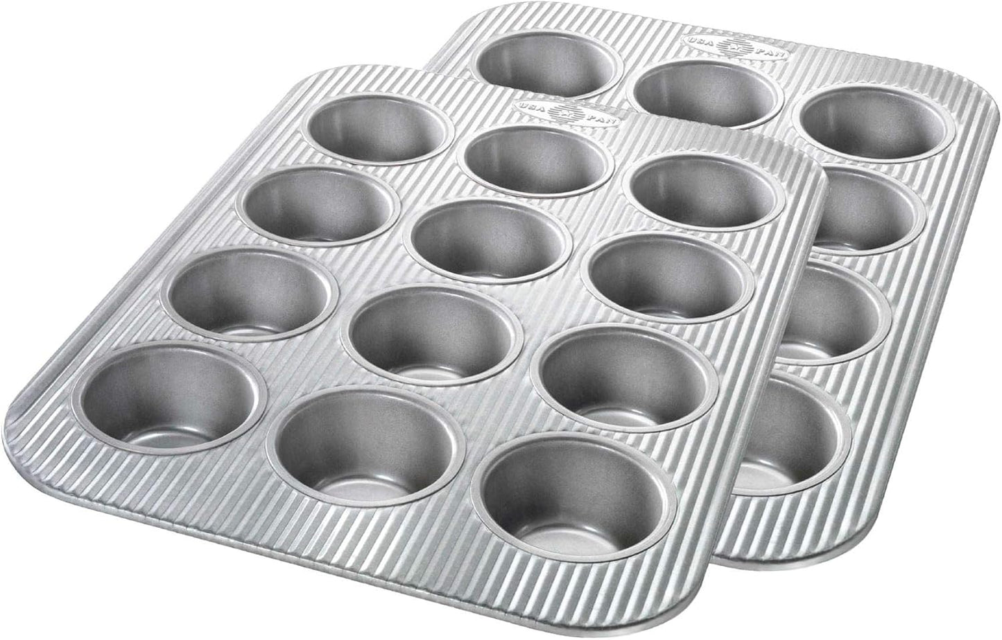 Muffinform Set, Standard-Muffin, 12 Mulden, 2 Stück