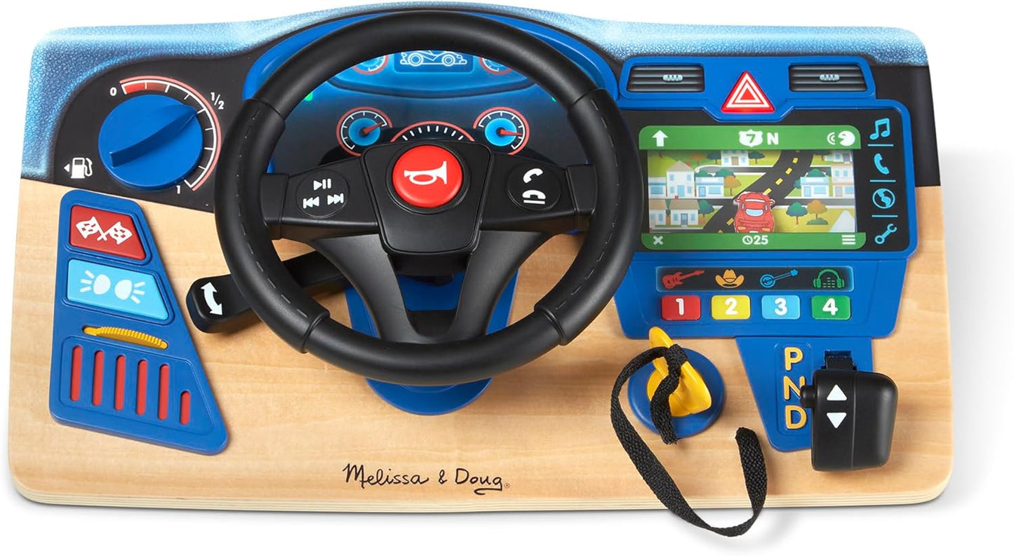 Holz-Armaturenbrett mit Soundeffekten für Kinder ab 3, Classic