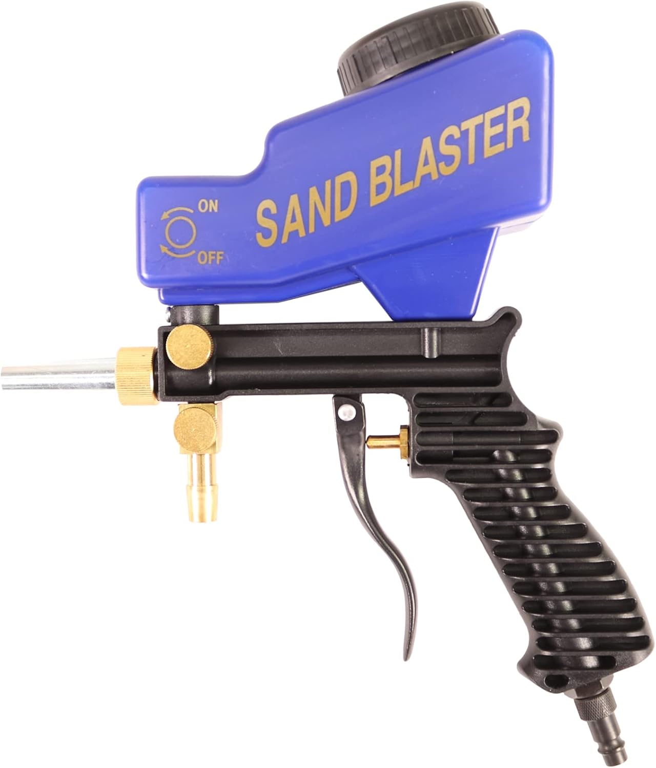 Druckluft-Sandstrahlpistole mit Tank und Schlauch, Sandstrahlpistole pro (198 l/min)