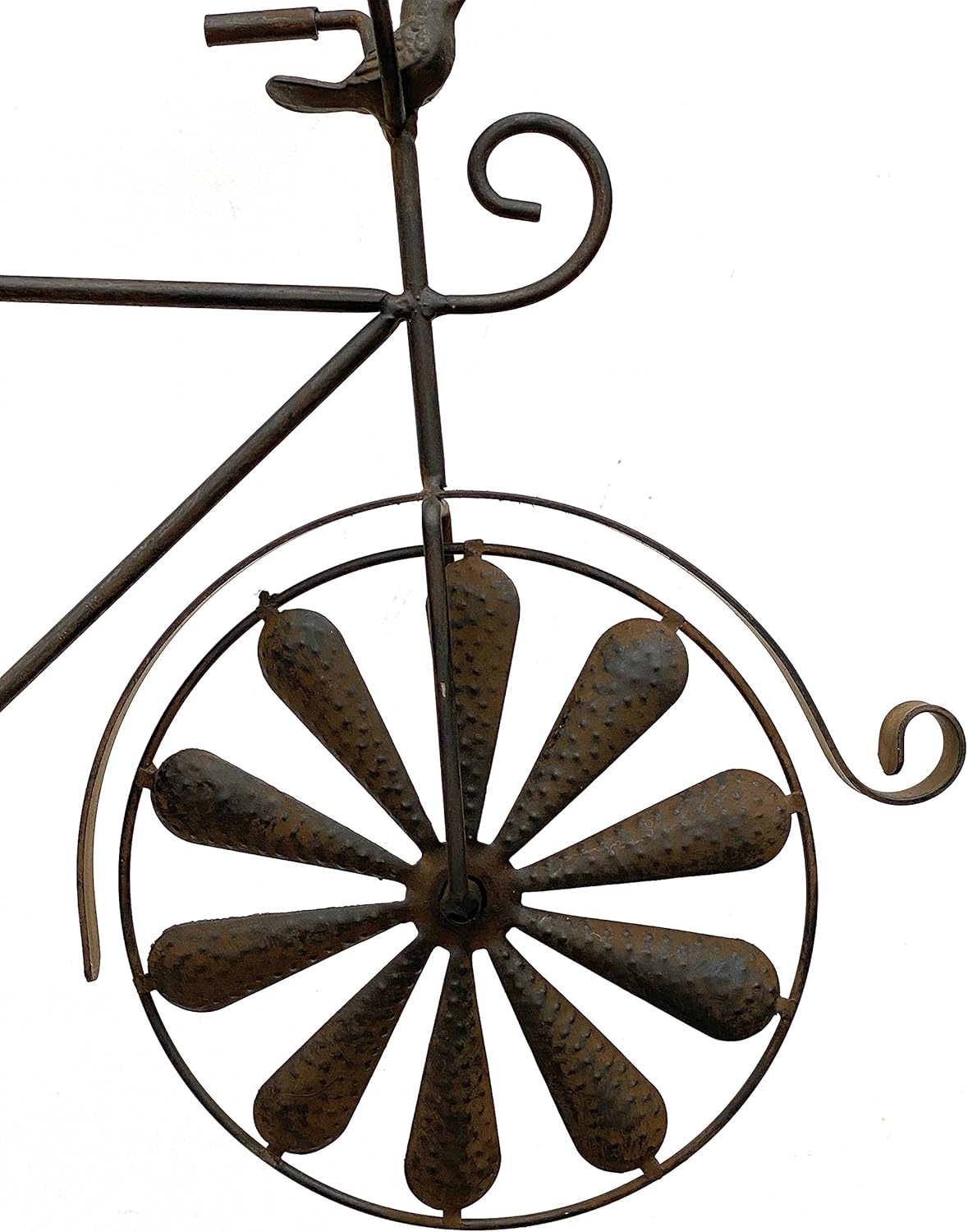 Gartenstecker Fahrrad XL mit Windspiel 96004