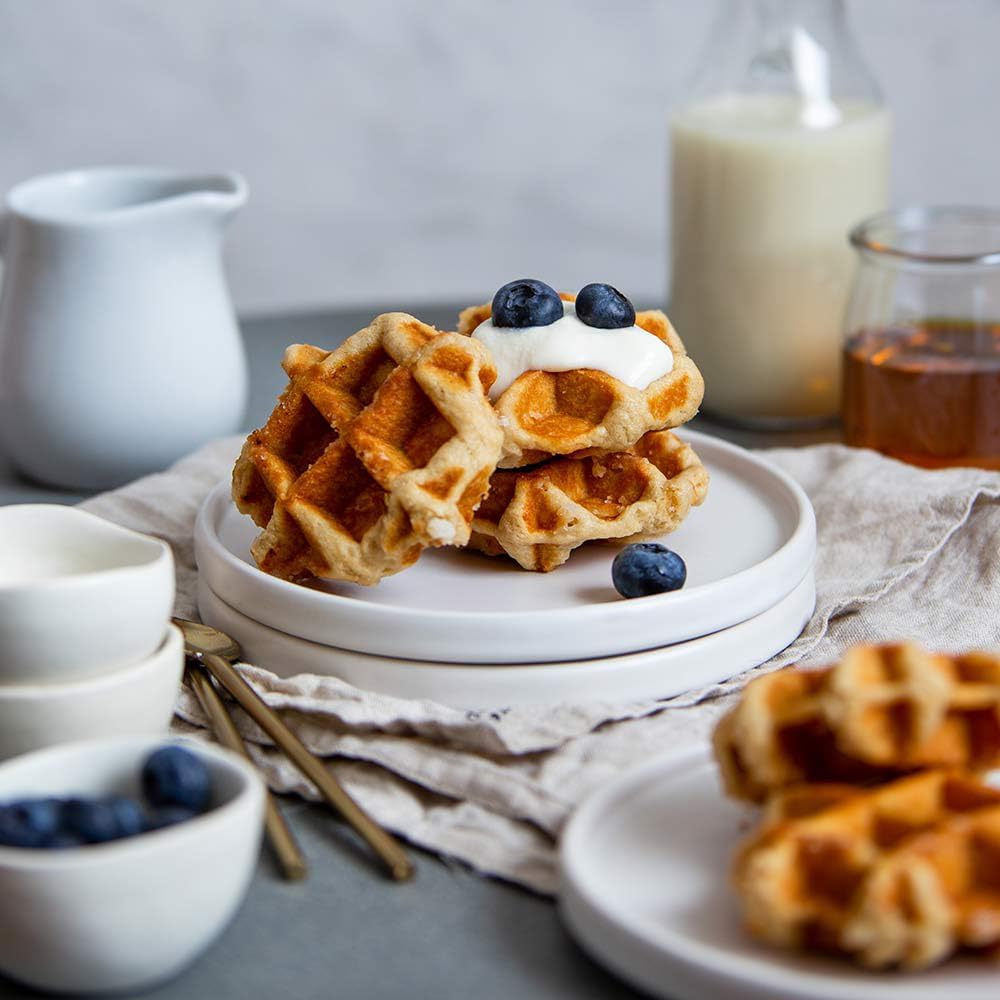 Belgisches Waffeleisen mit 7 Bräunungsstufen