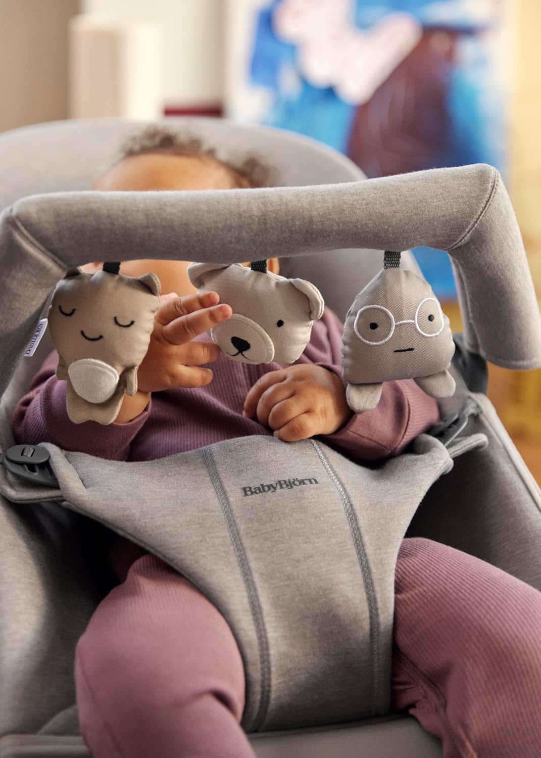 Spielzeug für Babywippe, Fliegende Freunde Neutral