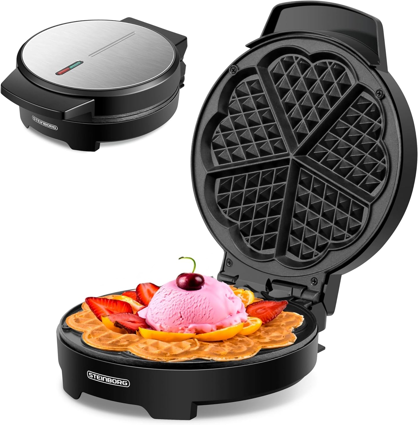 Waffeleisen mit Cool-Touch & Antihaftbeschichtung