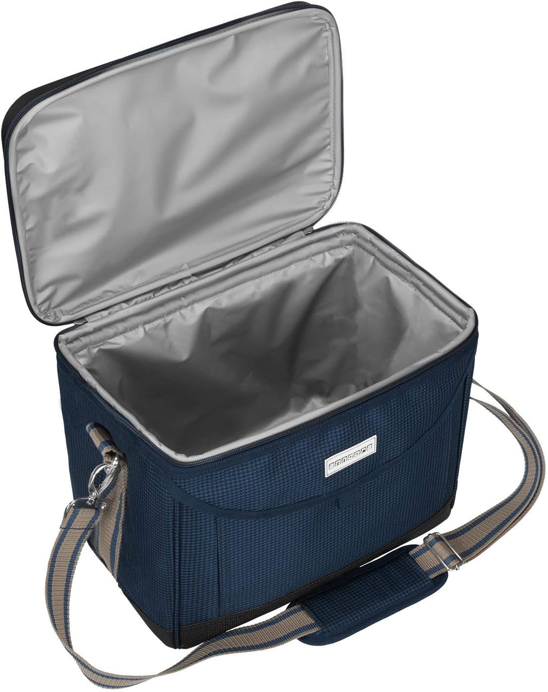 Kühltasche 22 L, Blau Hahnentritt