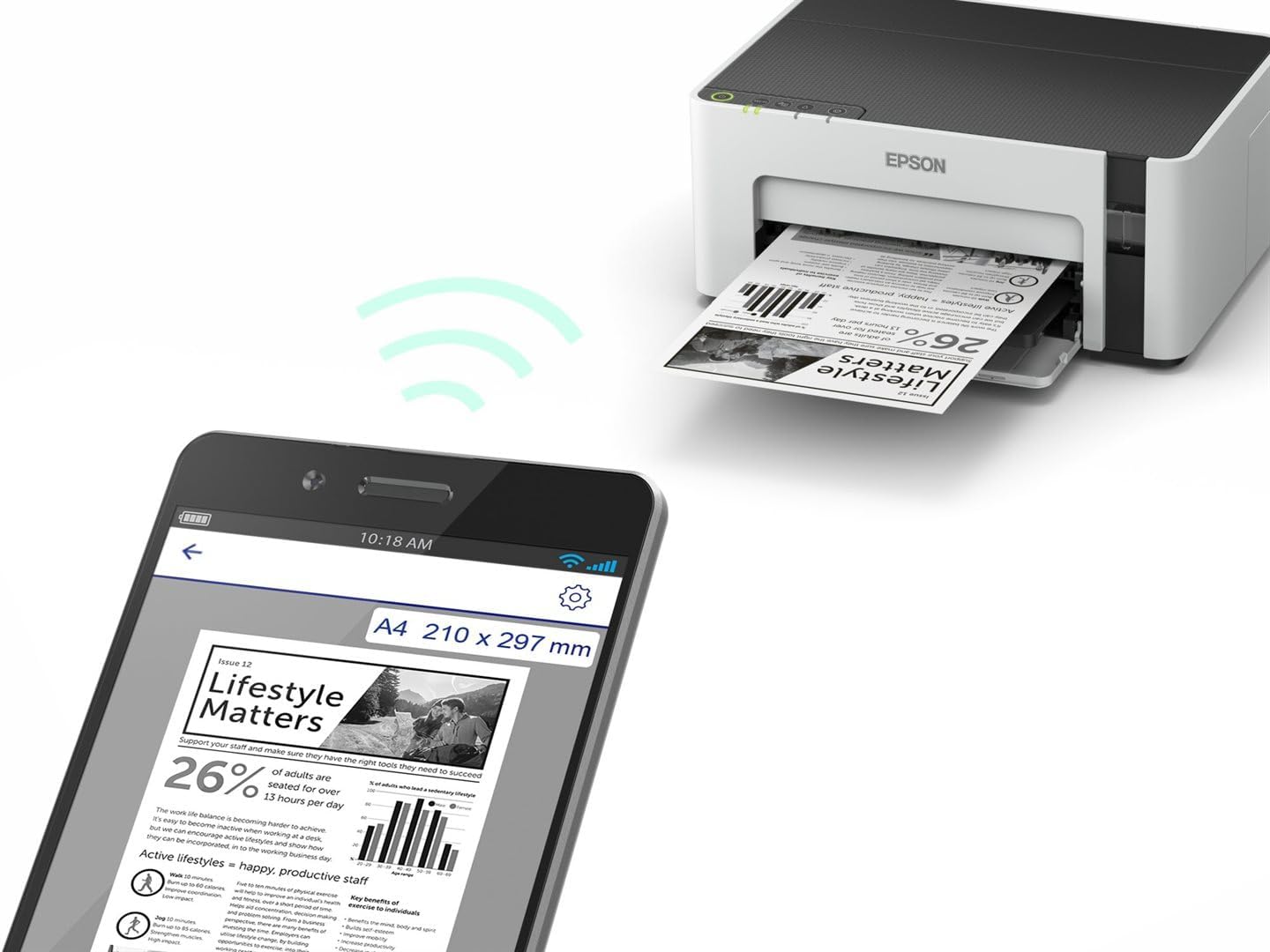 EcoTank ET-M1120, Drucker