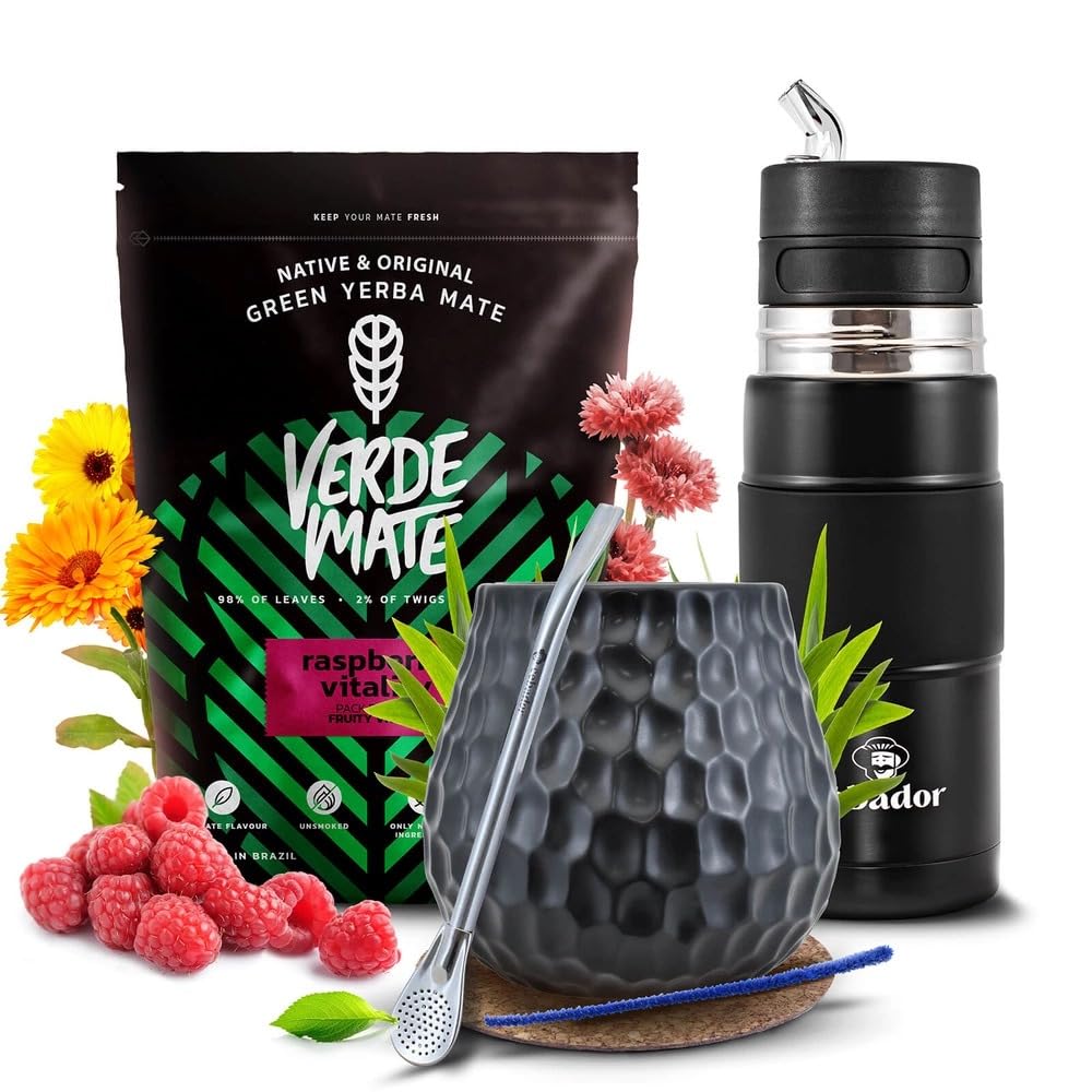 Mate Tee Set mit Zubehör, Raspberry Vitality
