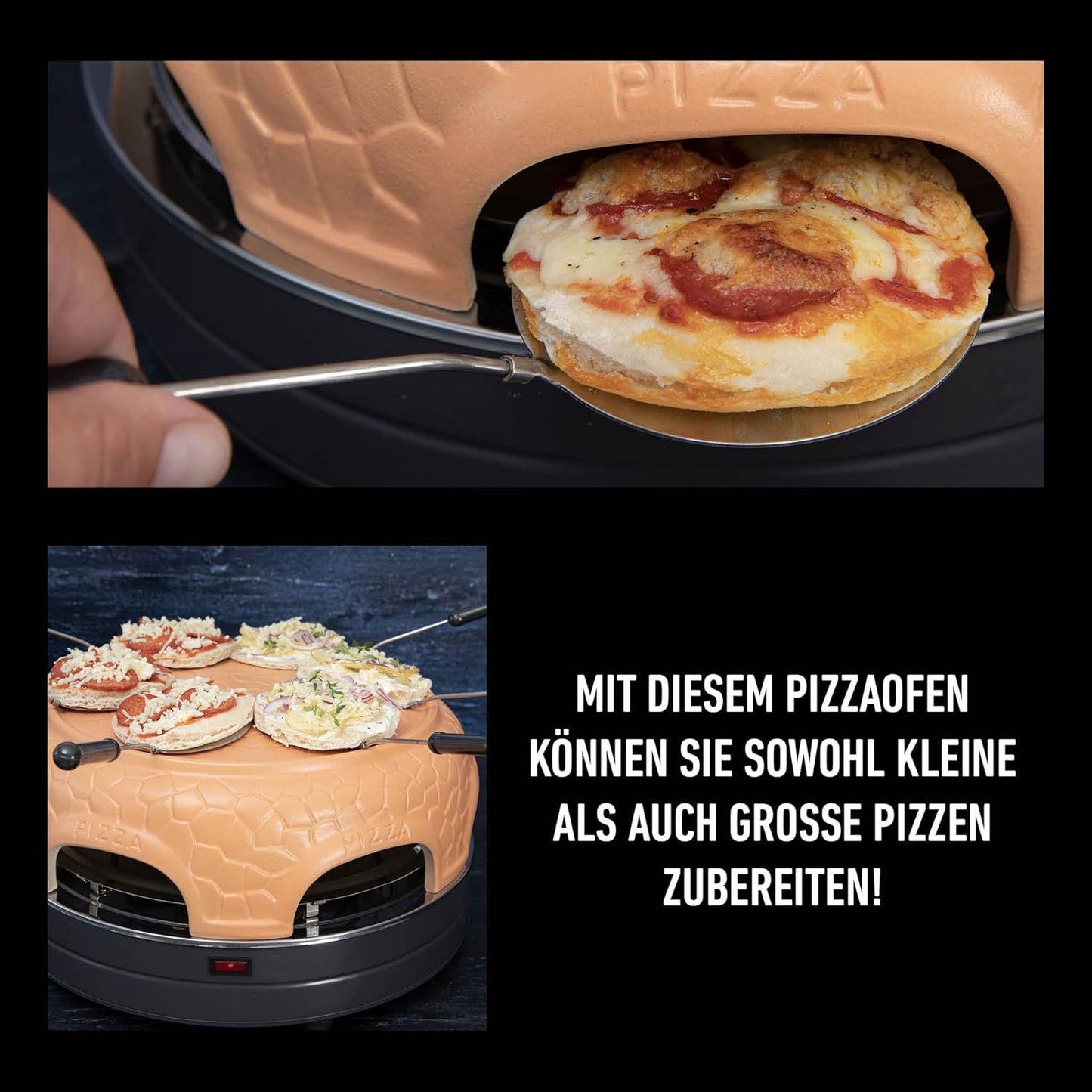 Pizzaofen für 6 Personen, Für 6 Personen