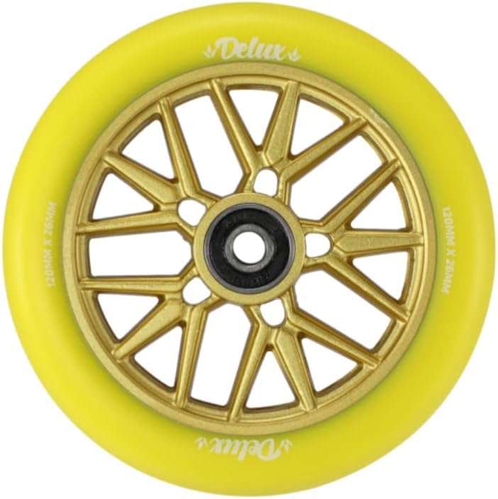 Hollow Core Stunt-Scooter-Rad, 120mm, Deluxe Gold / Gelb 120mm