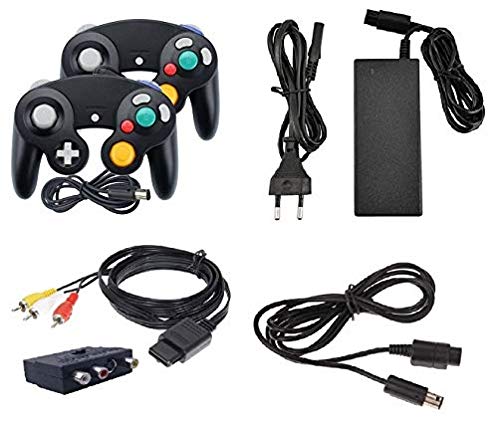 Game Cube Zubehör-Set mit Kabeln und Controllern