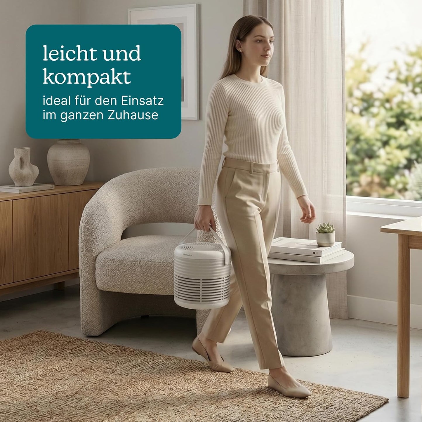 WhisperPure Comfort Luftreiniger, Beige