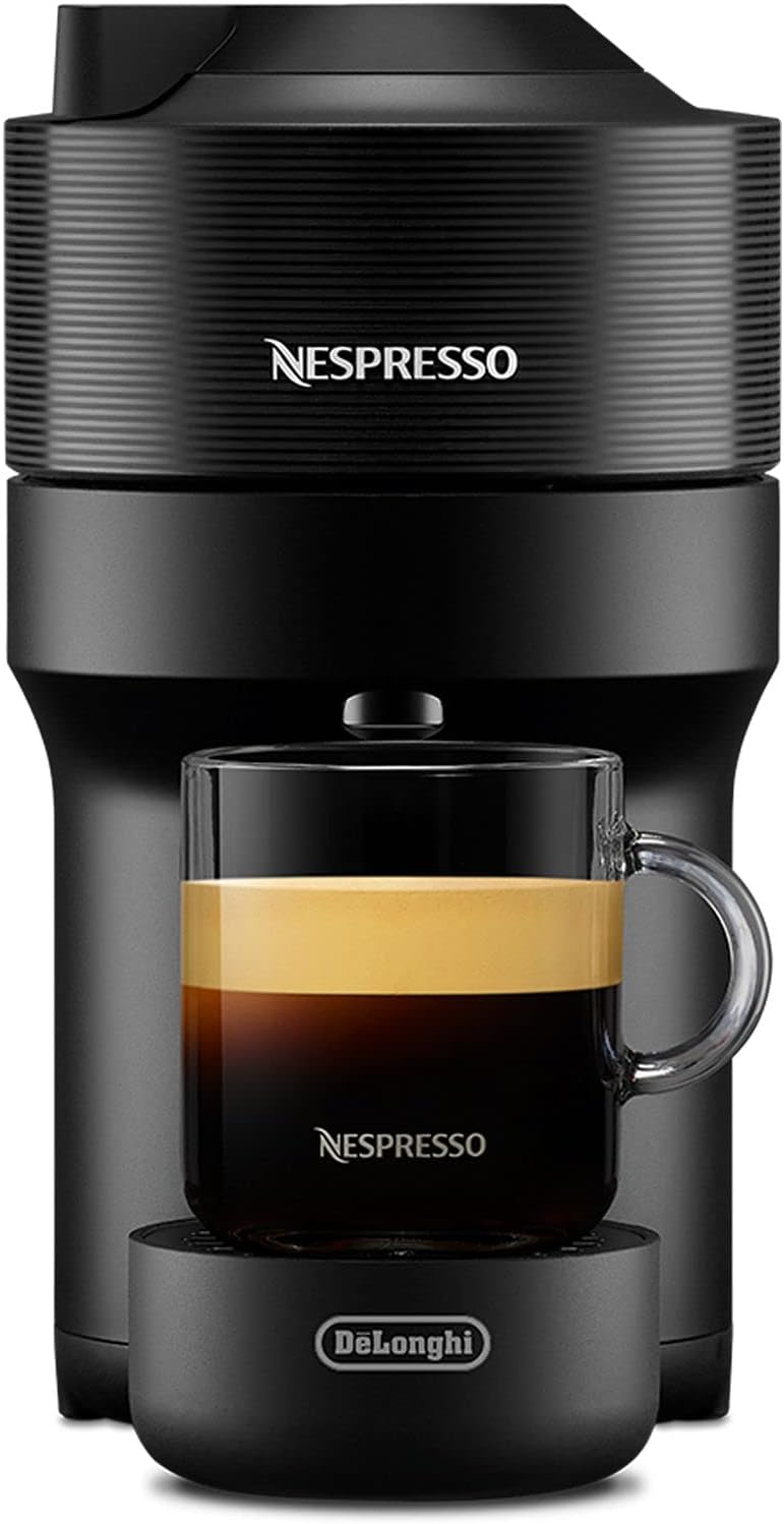 Nespresso Vertuo Pop, Mit Aeroccino Liquorice Black