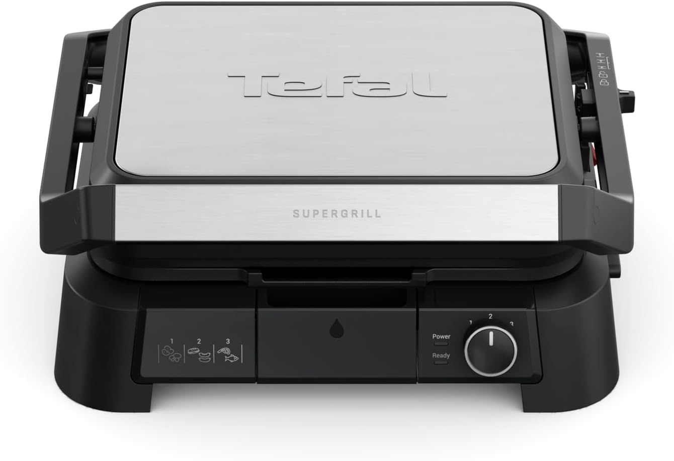 SuperGrill 3-in-1 Kontaktgrill, SuperGrill 3in1 - BBQ & Ofenfunktion