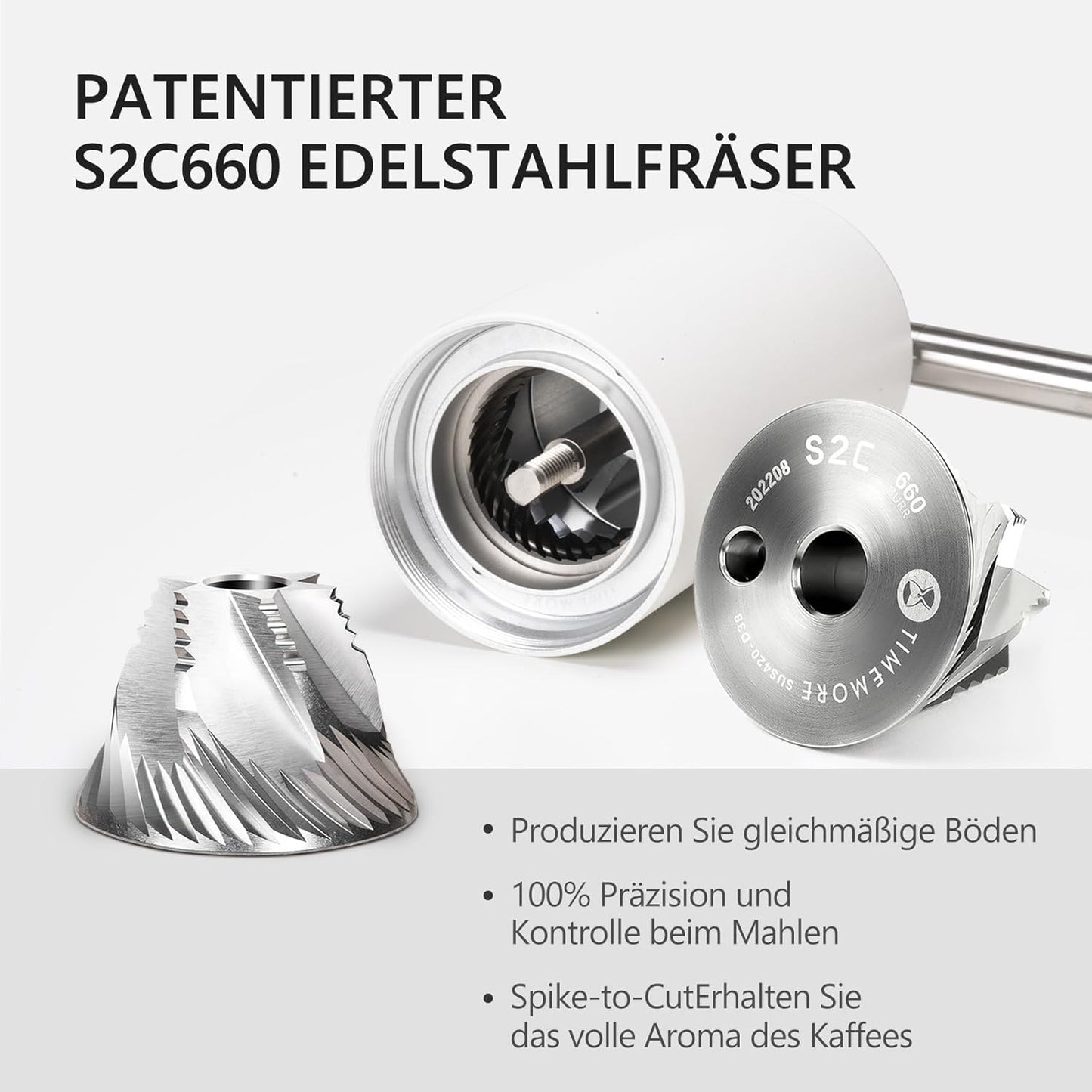 Manuelle Kaffeemühle C3S Pro, C3S Pro Weiß