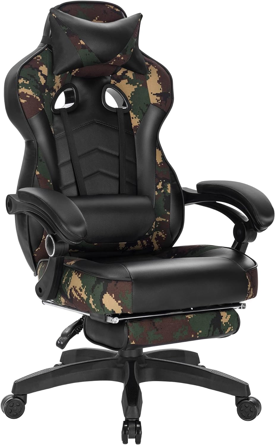 Gaming PC-Stuhl, Camouflage ; Kunstleder