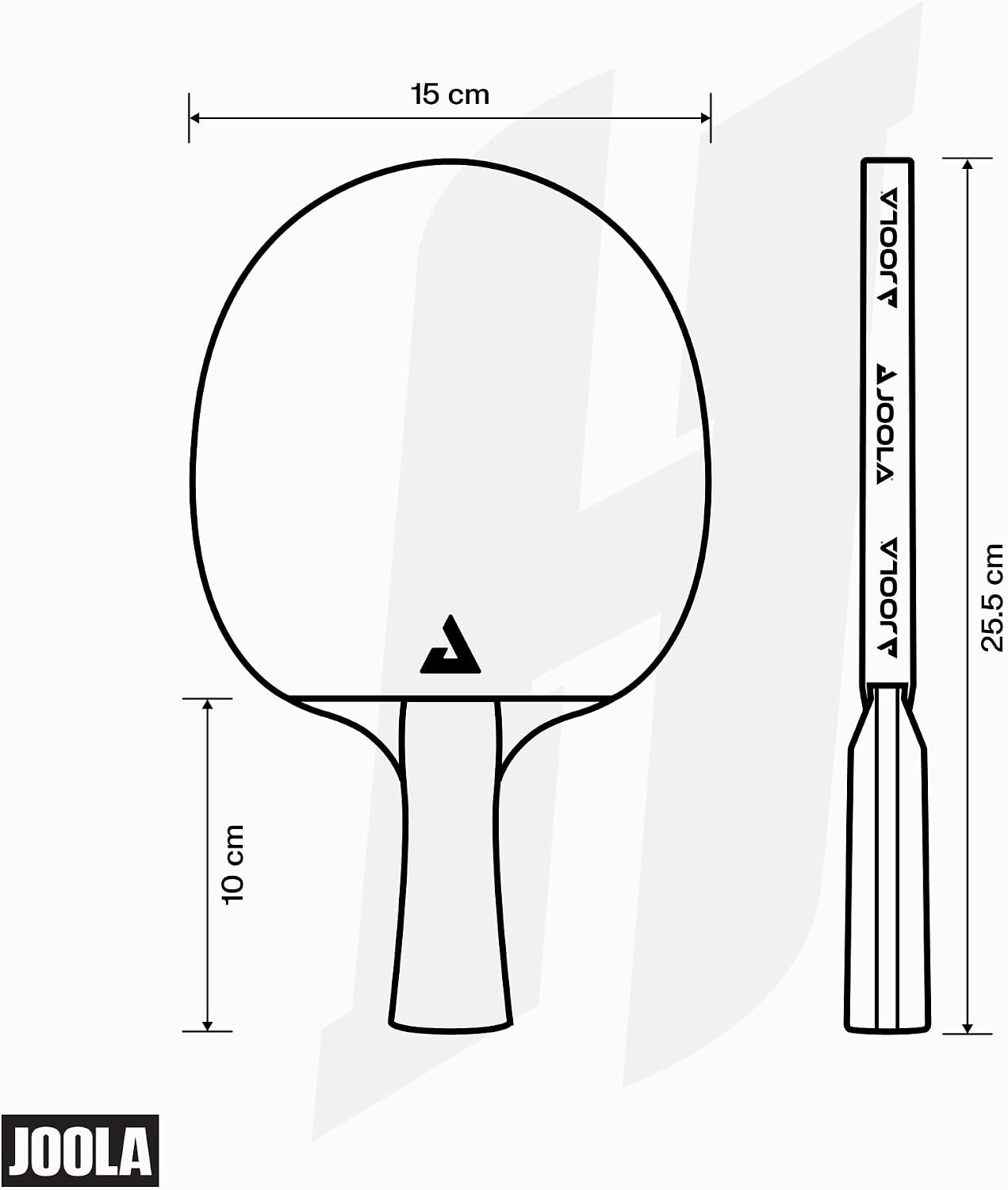 Tischtennisholz Hugo Calderano KL-c, Gerade