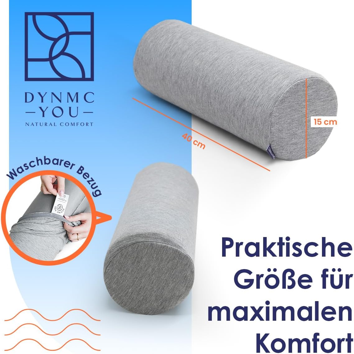 Ergonomische Kissenrolle