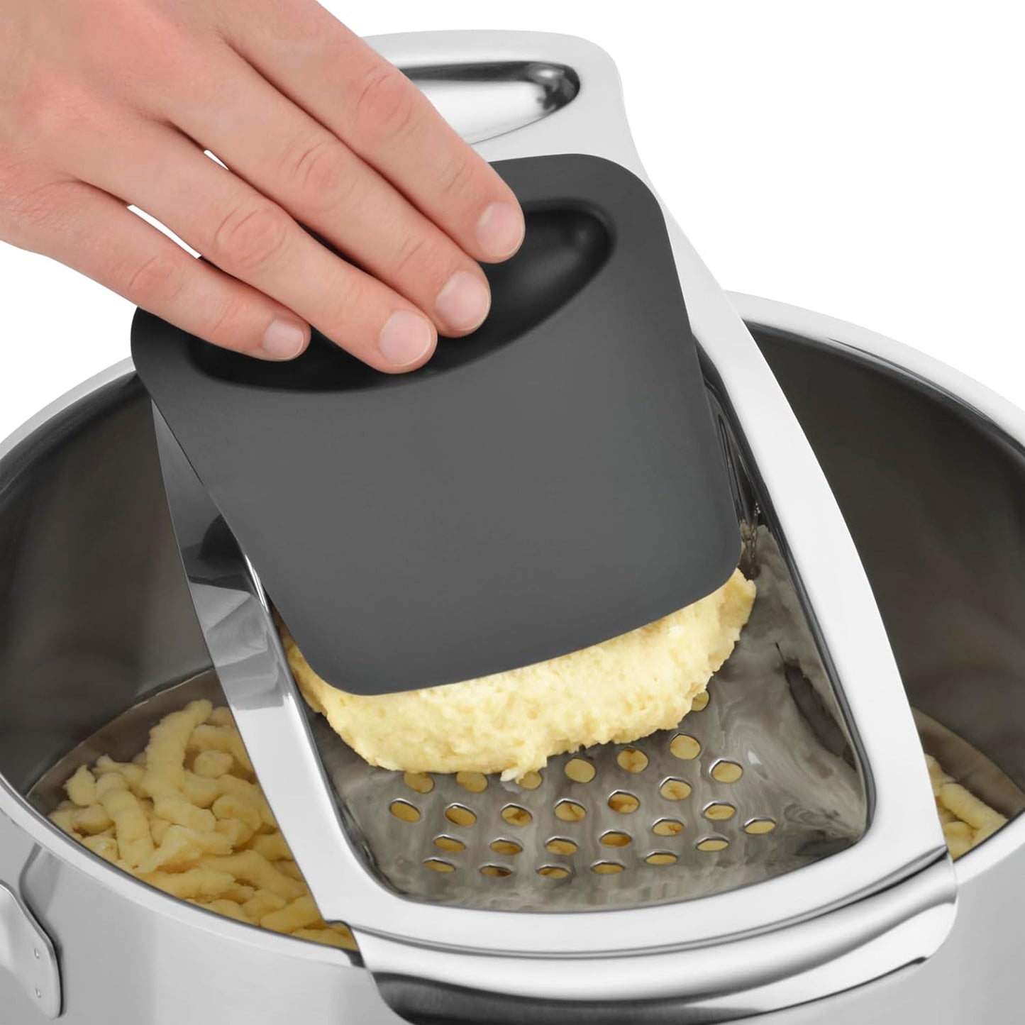 Spätzle-Profi Spätzlereibe mit Teigschaber, Single