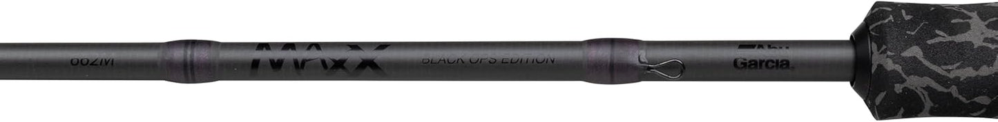 MAX X Black OPS Angelruten-Rollenkombi, 1,98m