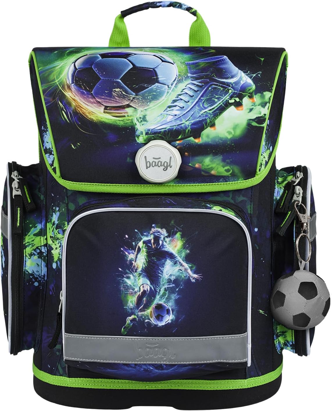 3-teiliges Schulranzen-Set, Fussballspieler