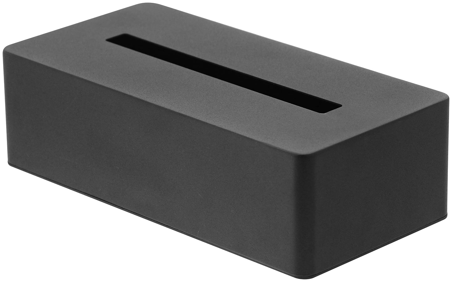 Minimalistische Taschentuchbox Tower, Schwarz