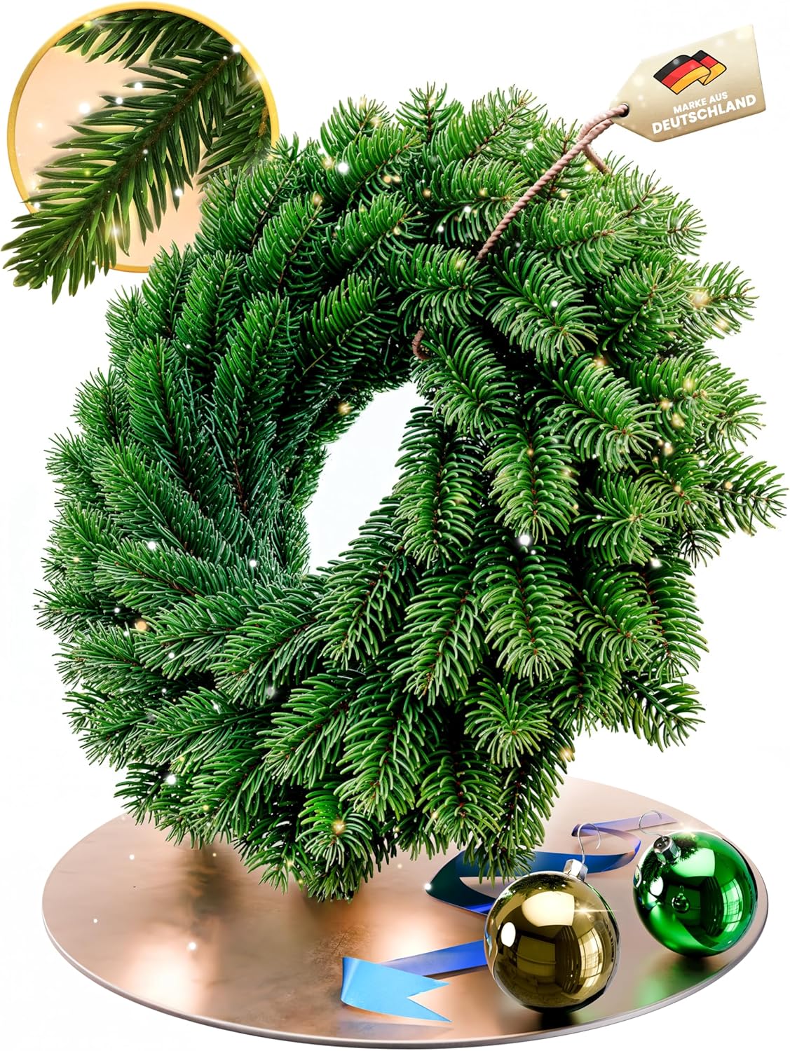 Künstlicher Adventskranz 60cm, ohne Beleuchtung 60 cm