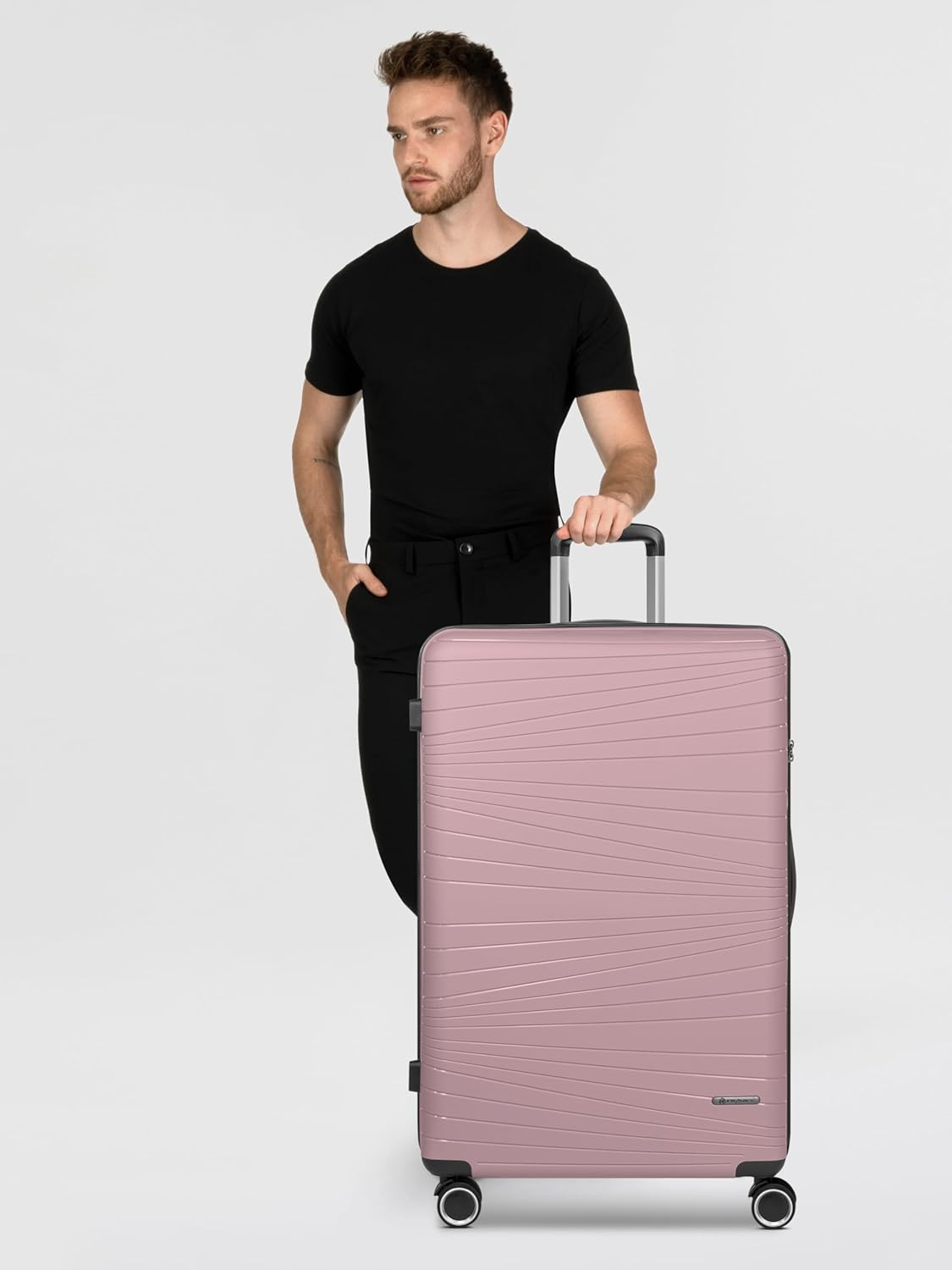 Hartschalen-Trolley, 92L, Old Rose Koffer L (75 cm)