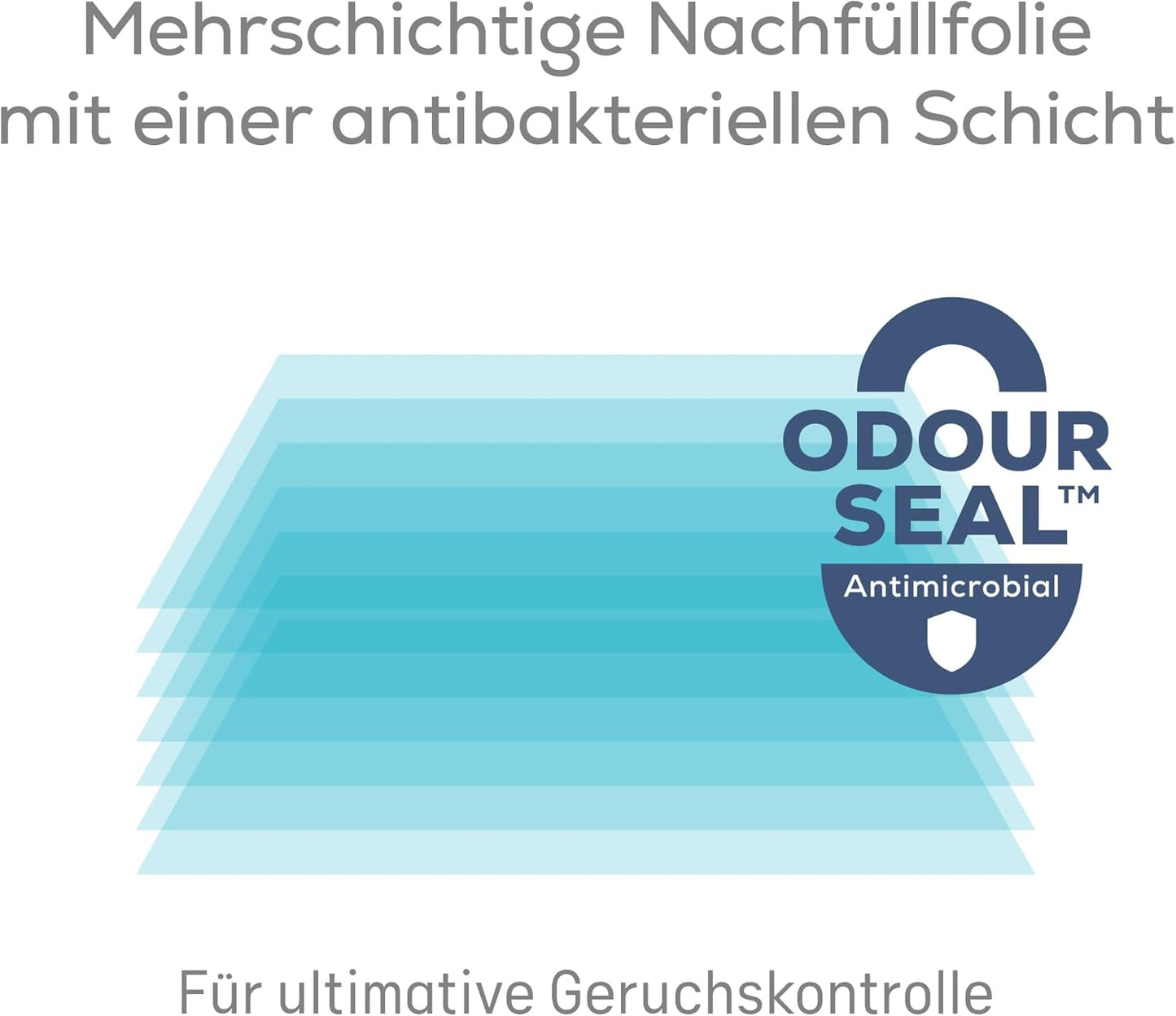 3er-Pack Nachfüllkassetten für Windeleimer