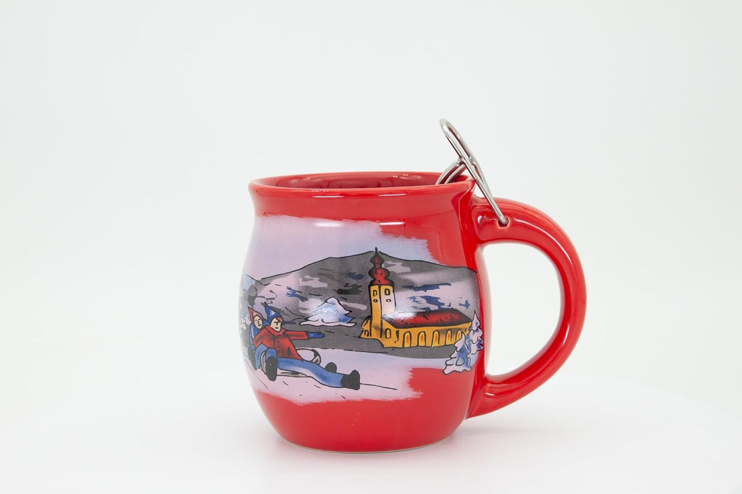 6-teiliges Feuerzangenbowle-Set, Rot / Winter
