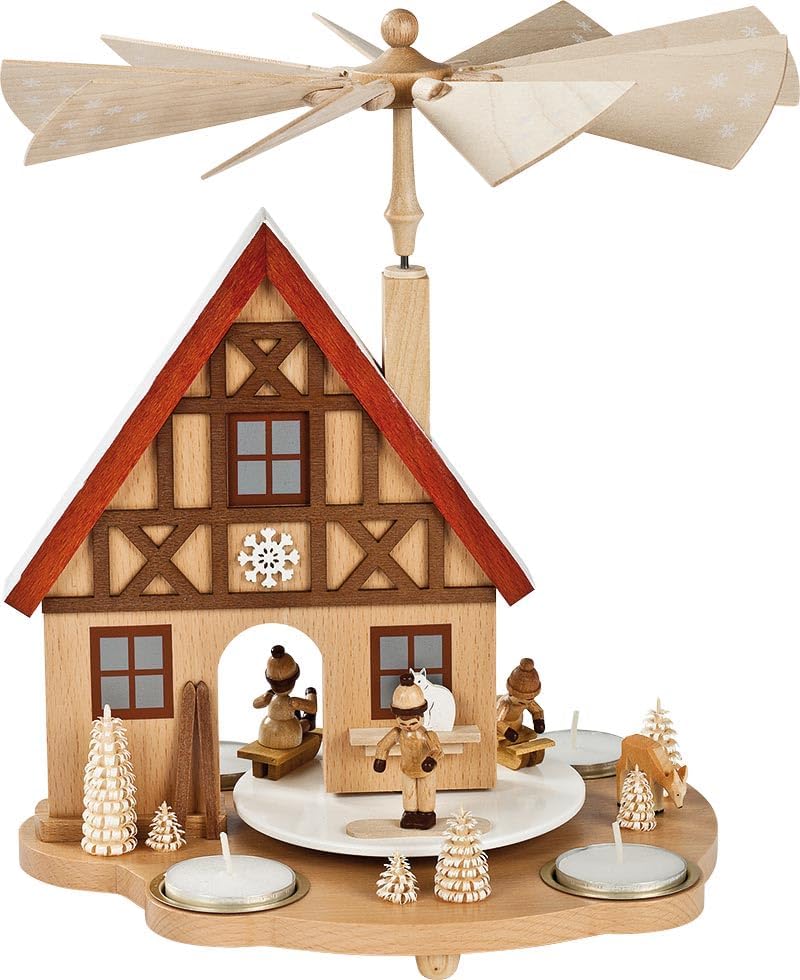 Weihnachtspyramide Tischpyramide Winterkinder