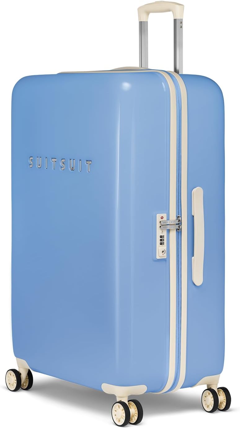2er-Set Fabulous Fifties Koffer mit TSA-Schloss, Duo Set Alaska Blue