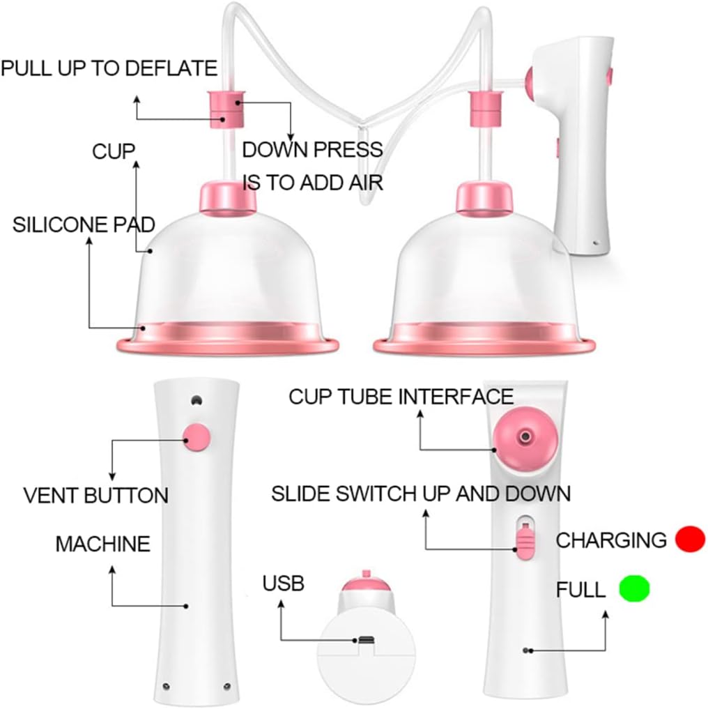 Elektrische Brust-Vakuumpumpe, Cup B, Doppelte B
