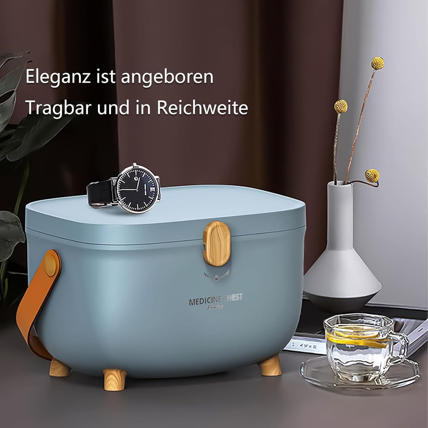 Medizinbox, Blau