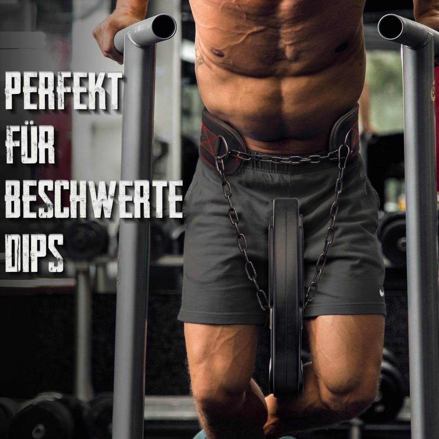 Fitness Dip Gürtel, Schwarz