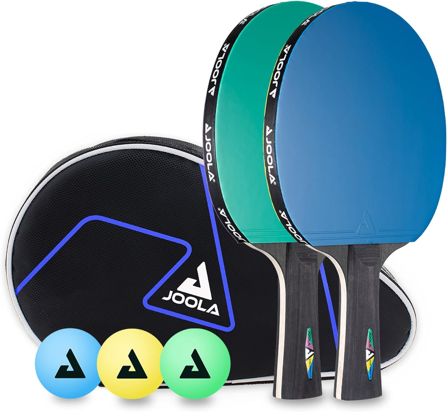 Tischtennisschläger-Set für Familien & Profis, DUO COLORATO Single