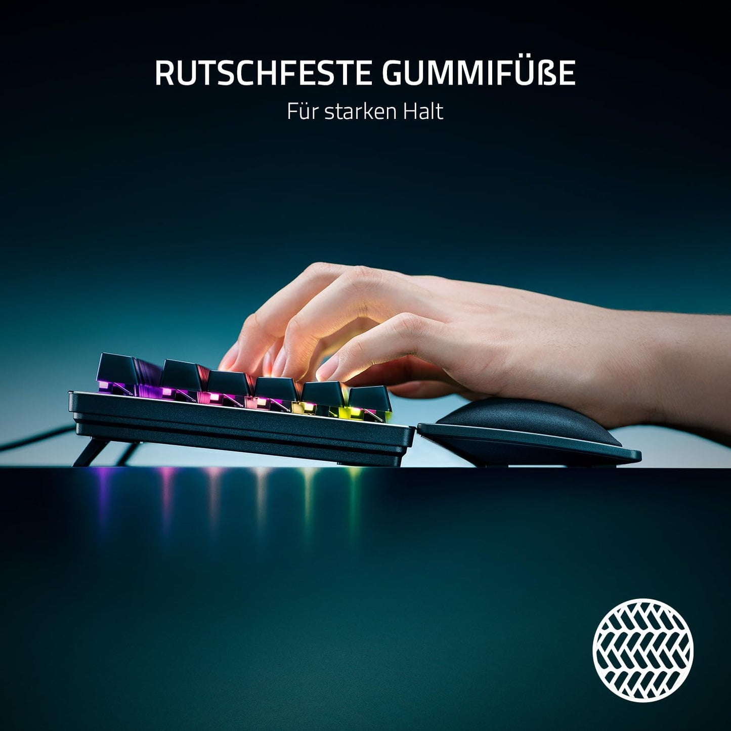 Ergonomische Handgelenkauflage für Mini-Tastaturen, Handballenauflage (Mini) Einfarbig