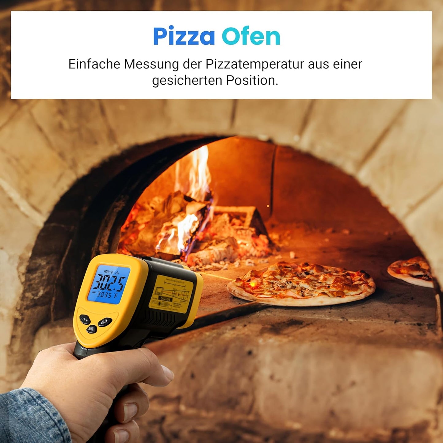Infrarotthermometer mit LCD-Display