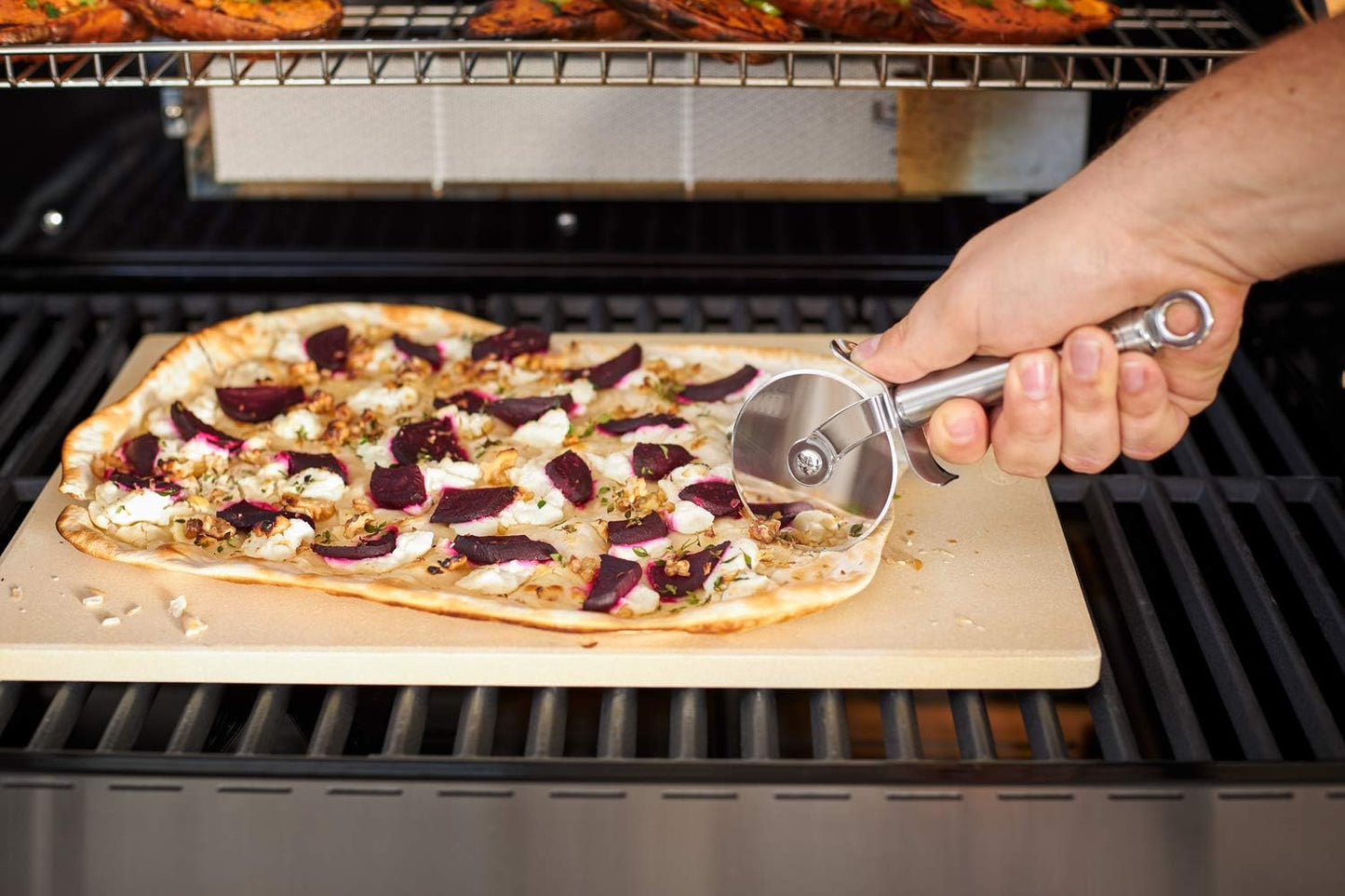 Rechteckiger Pizzastein, Pizzastein rechteckig Single