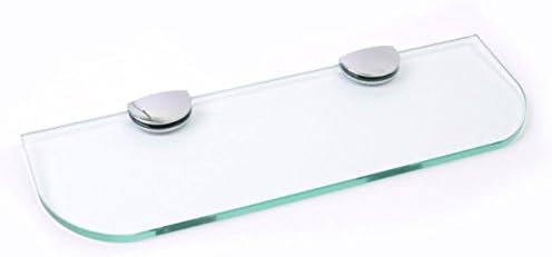 Glasablage mit abgerundeten Ecken