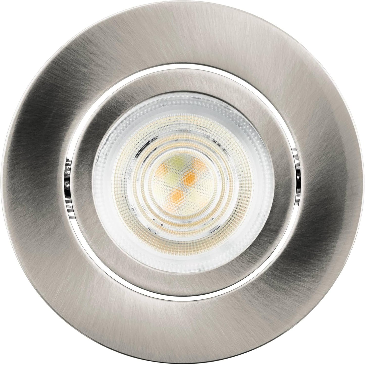 LED-Einbaustrahler Saliceto-Z, Ohne Fernbedienung Nickel-matt