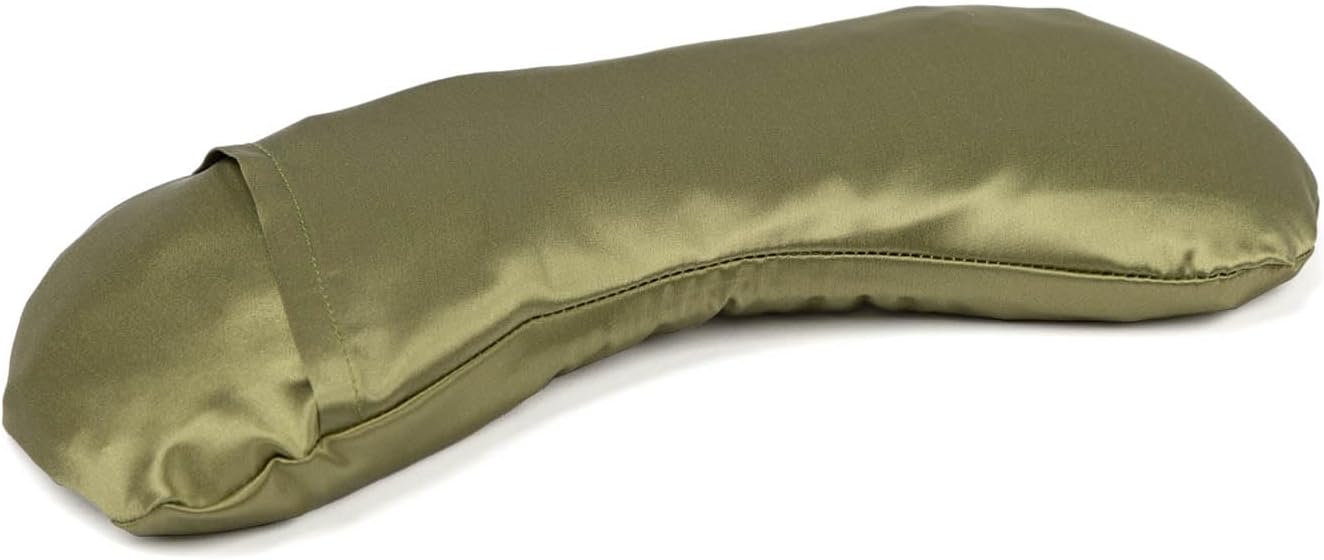 Augenkissen mit Lavendel-Leinsamen-Füllung, 1 stück (1er Pack) Hellgrün