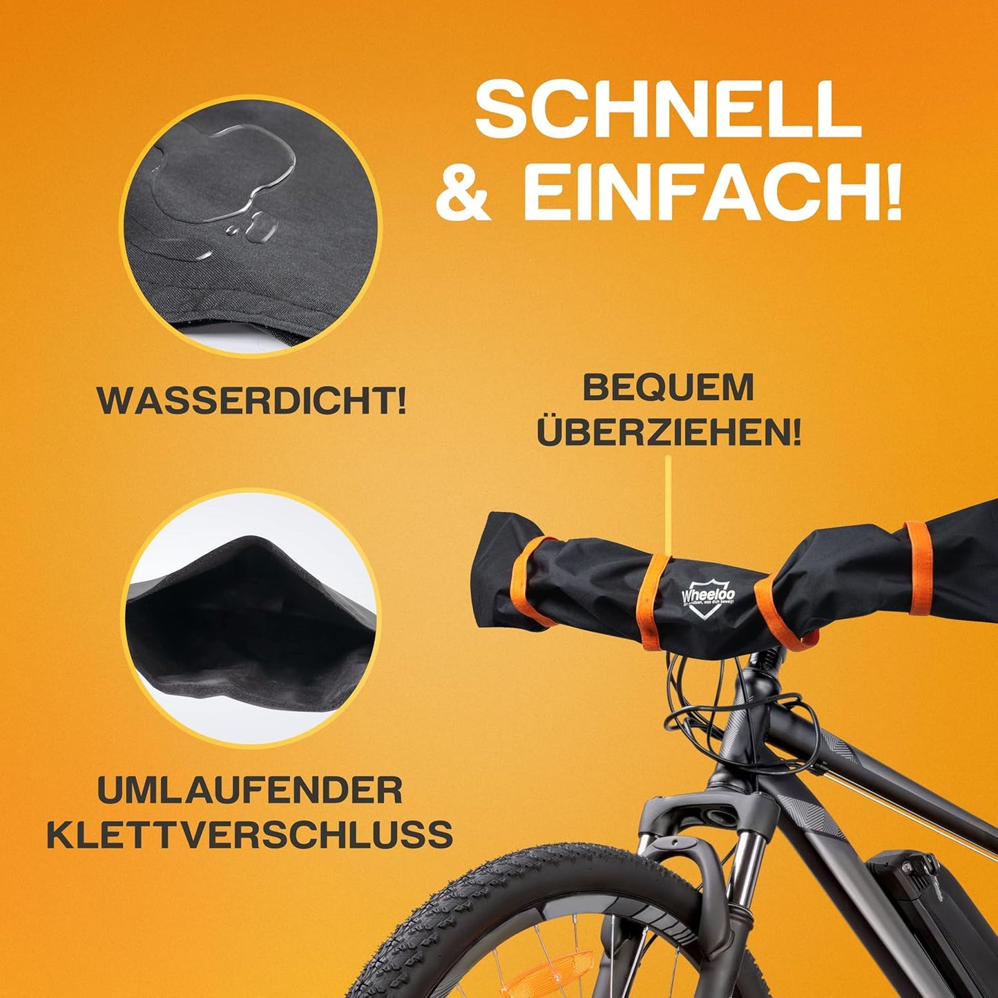 Lenkerschutzhülle für Fahrräder und E-Bikes