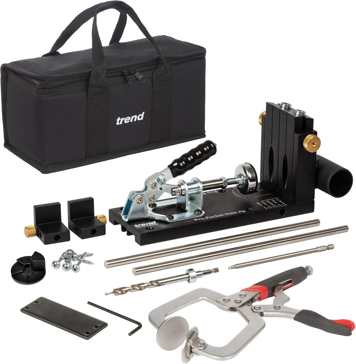 Taschenlochbohrer Kit mit Schrauben, Inklusive Schrauben