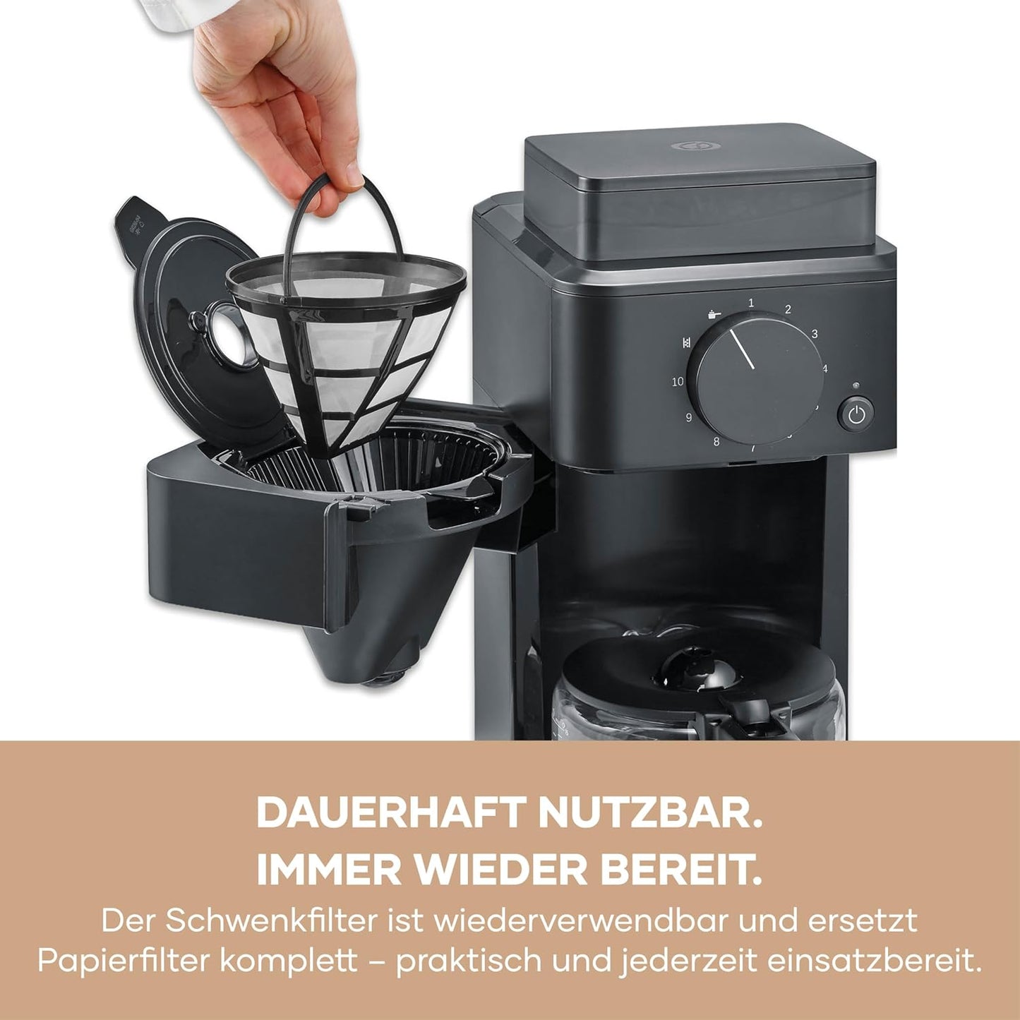 KA 9215 Filterkaffeemaschine mit Glaskanne, 10 Tassen