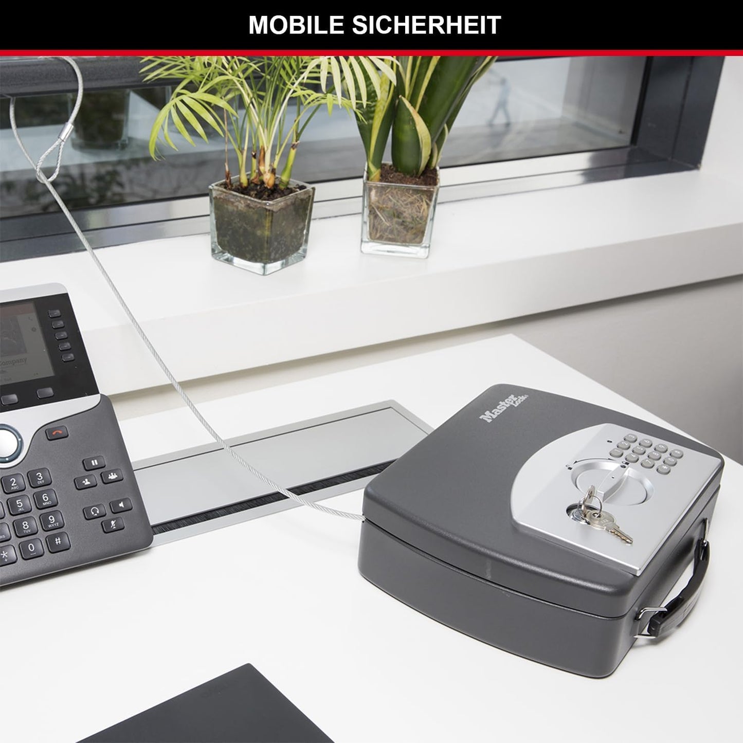 Schliesskassette P008EML, Kombi + Kabel