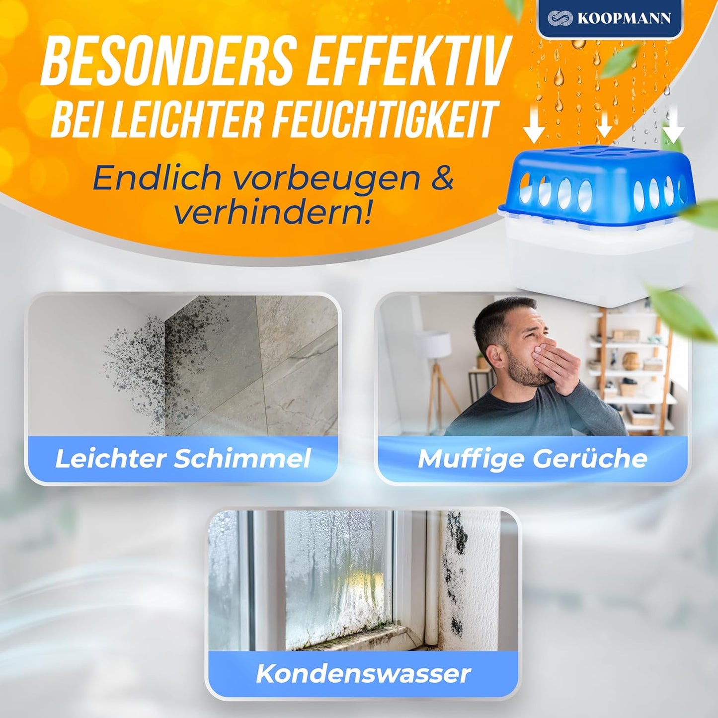 Ultra Fresh Luftentfeuchter, 4 Stück
