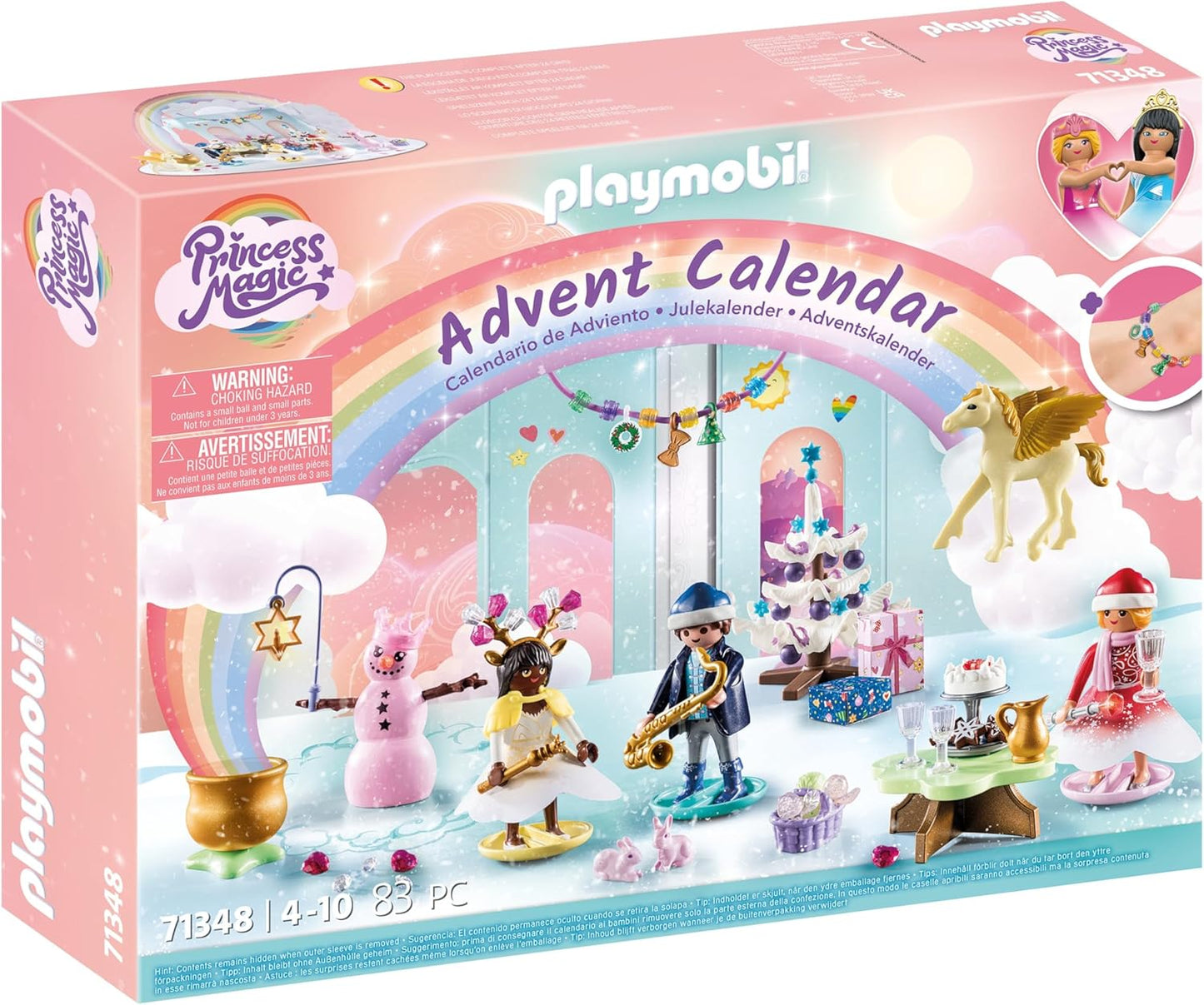 Weihnachtsfest unter dem Regenbogen, PLAYMOBIL 71348 Weihnachten unter dem Regenbogen Adventskalender