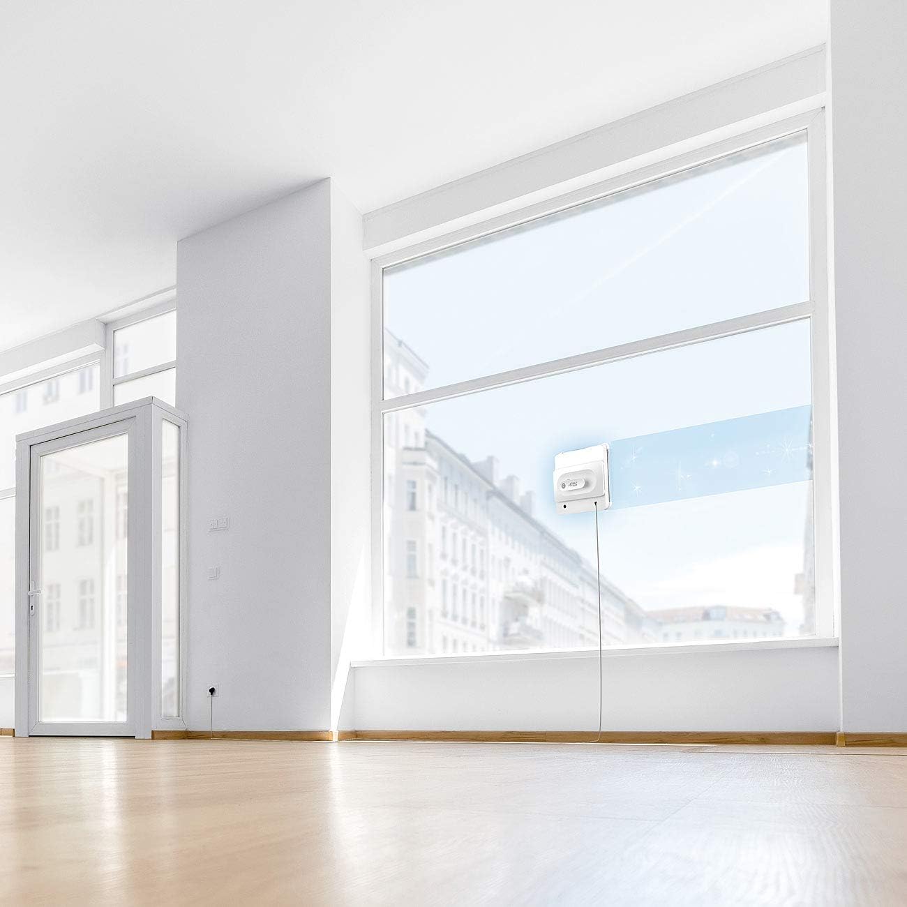 Fensterreinigungsroboter PR-040 mit Bluetooth, App & Sicherungs-Seil